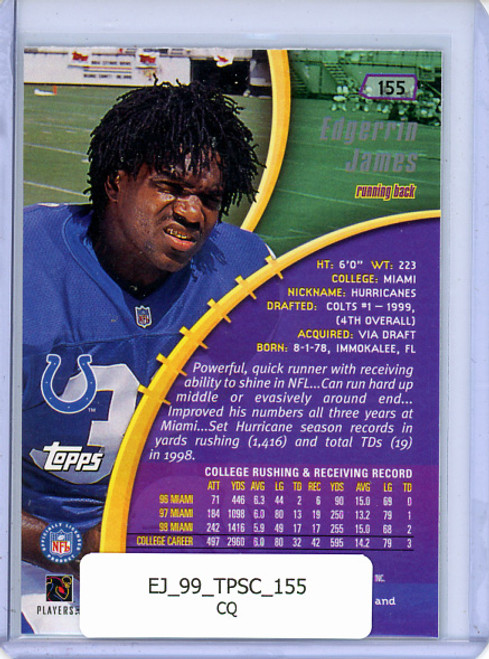 Edgerrin James 1999 Stadium Club #155 (CQ)