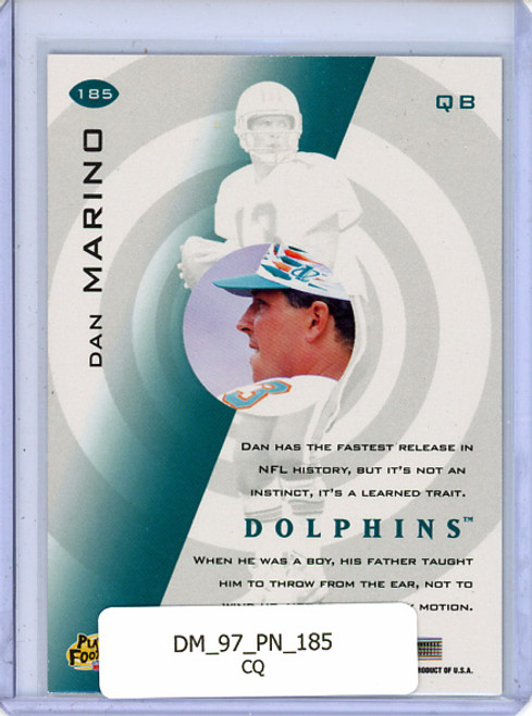 Dan Marino 1997 Pinnacle #185 Instincts (CQ)