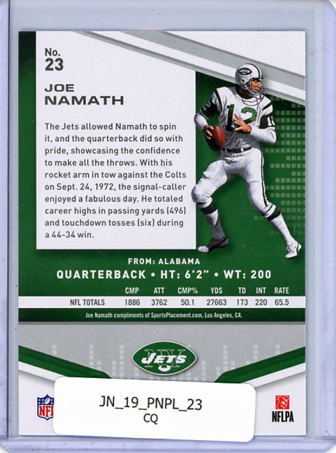 Joe Namath 2019 Playoff #23 (CQ)