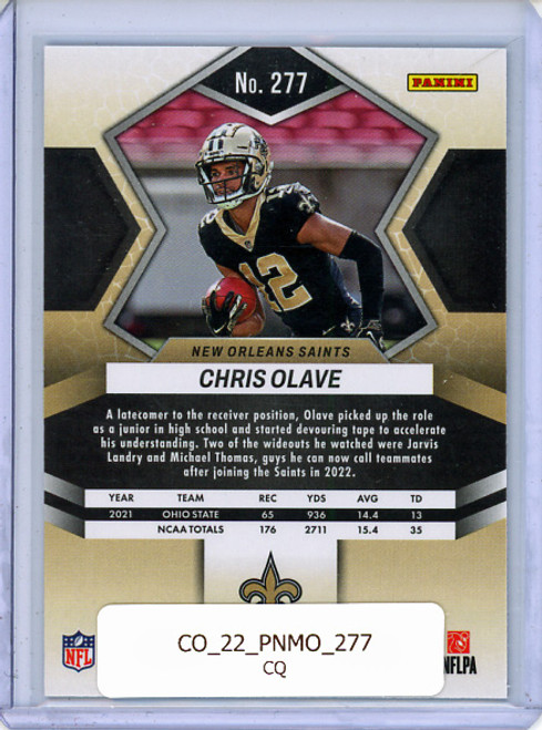 Chris Olave 2022 Mosaic #277 NFL Debut (CQ)