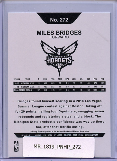 Miles Bridges 2018-19 Hoops #272