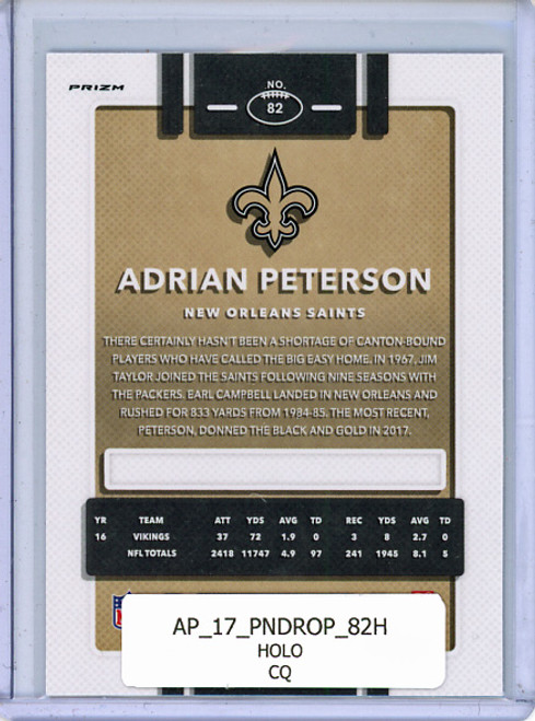 Adrian Peterson 2017 Donruss Optic #82 Holo (CQ)