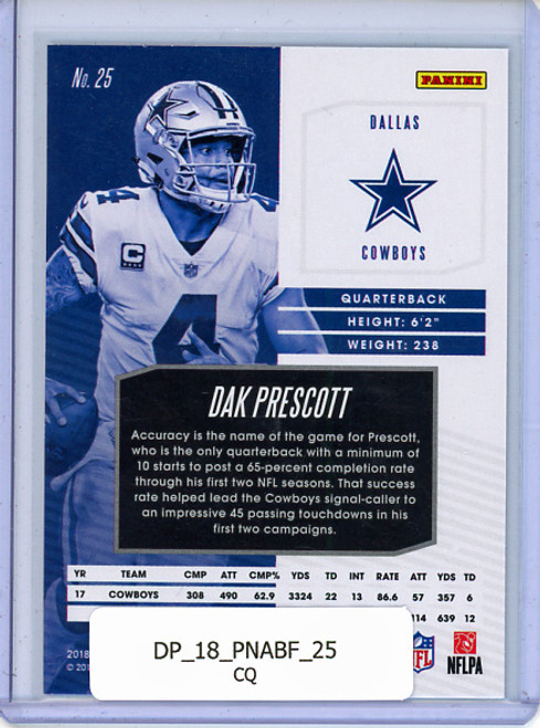 Dak Prescott 2018 Absolute #25 (CQ)