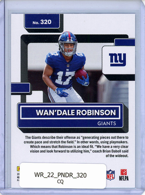 Wan'Dale Robinson 2022 Donruss #320 (CQ)