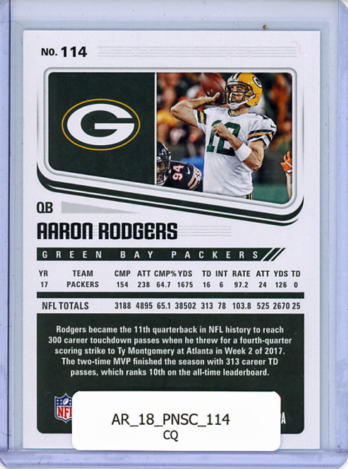 Aaron Rodgers 2018 Score #114 (CQ)