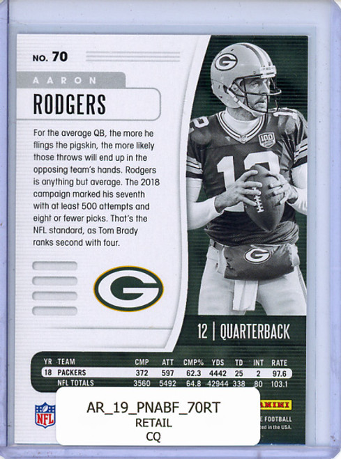 Aaron Rodgers 2019 Absolute #70 Retail (CQ)