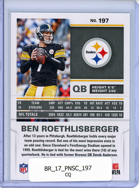 Ben Roethlisberger 2017 Score #197 (CQ)