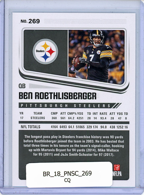 Ben Roethlisberger 2018 Score #269 (CQ)