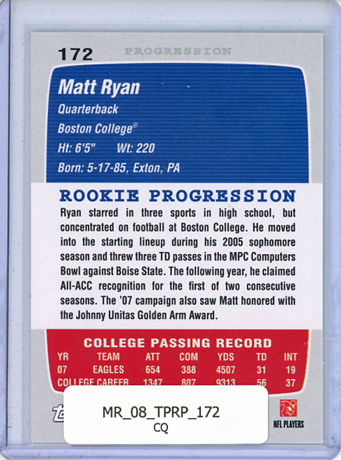 Matt Ryan 2008 Topps Rookie Progression #172 (CQ)