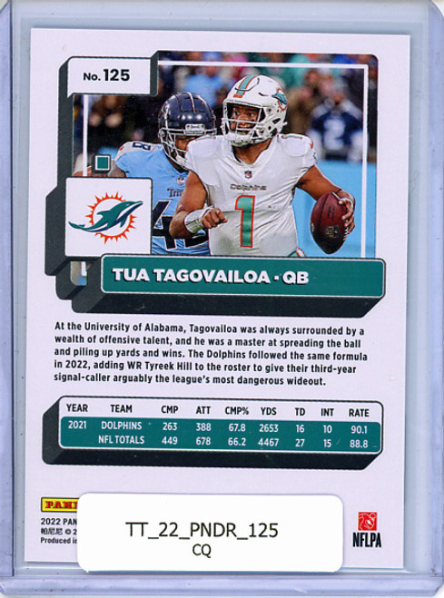 Tua Tagovailoa 2022 Donruss #125 (CQ)