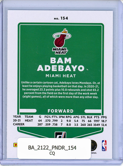 Bam Adebayo 2021-22 Donruss #154 (CQ)