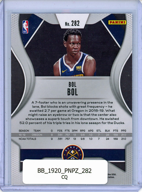 Bol Bol 2019-20 Prizm #282 (CQ)