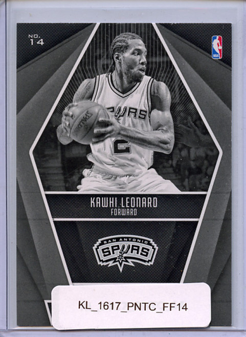 Kawhi Leonard 2016-17 Totally Certified, Franchise Foundations #14