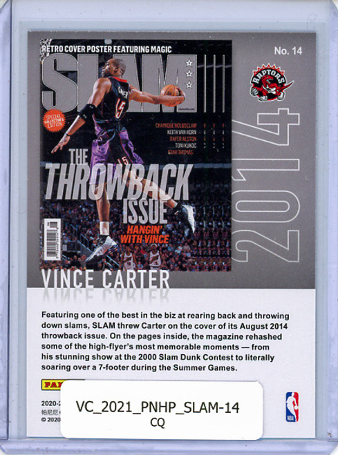 Vince Carter 2020-21 Hoops, SLAM #14 (CQ)