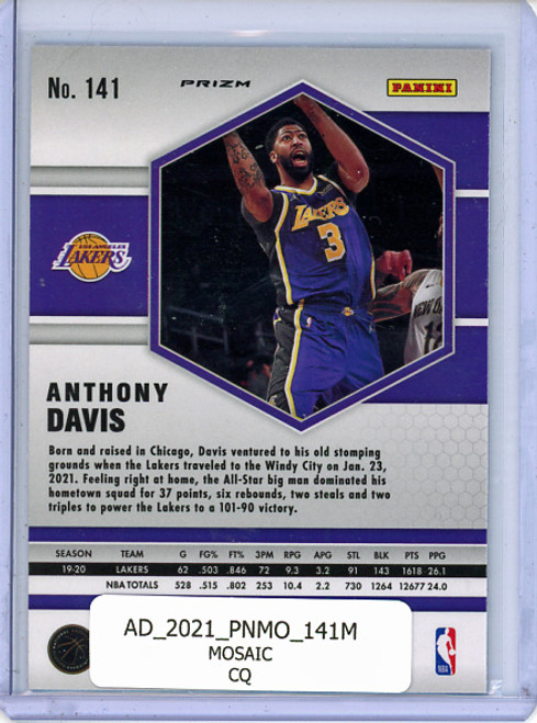 Anthony Davis 2020-21 Mosaic #141 Mosaic (CQ)