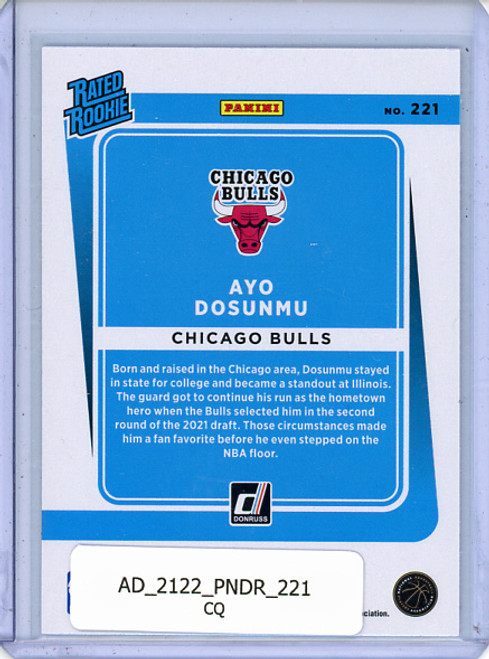 Ayo Dosunmu 2021-22 Donruss #221 (CQ)