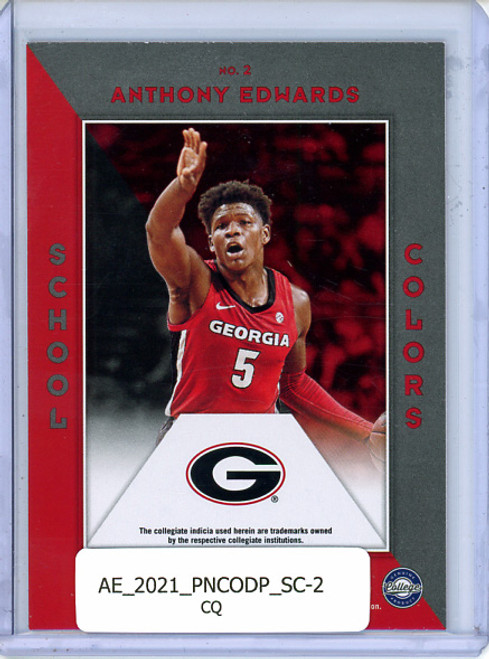 Anthony Edwards 2020-21 Contenders Draft Picks, School Colors #2 (CQ)