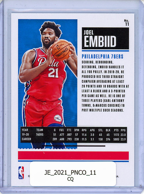 Joel Embiid 2020-21 Contenders #11 (CQ)