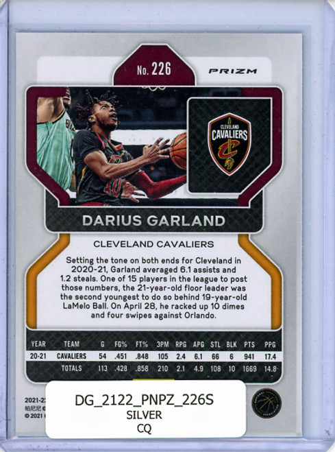Darius Garland 2021-22 Prizm #226 Silver (CQ)