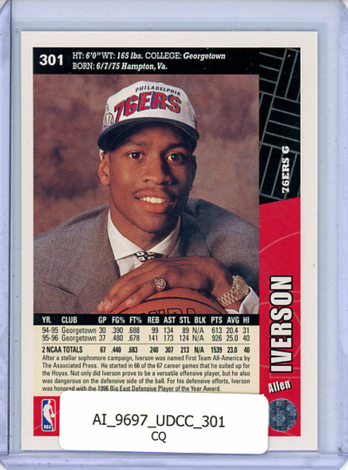 Allen Iverson 1996-97 Collector's Choice #301 (CQ)