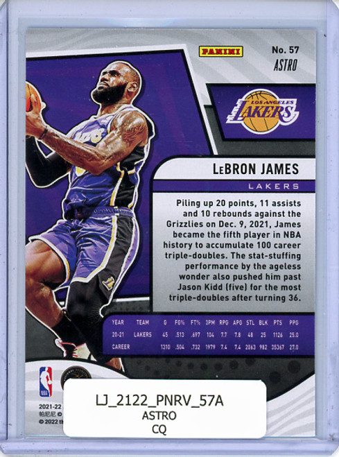 LeBron James 2021-22 Revolution #57 Astro (CQ)