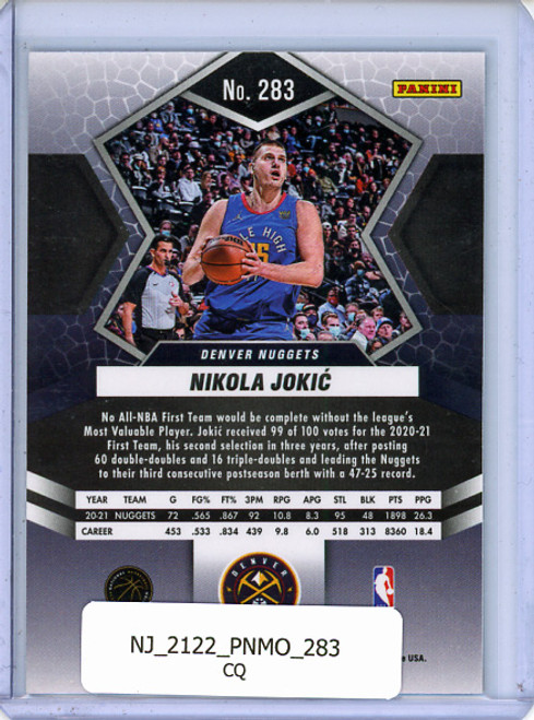 Nikola Jokic 2021-22 Mosaic #283 All-NBA (CQ)