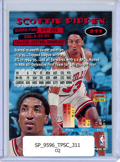 Scottie Pippen 1995-96 Stadium Club #311 (CQ)