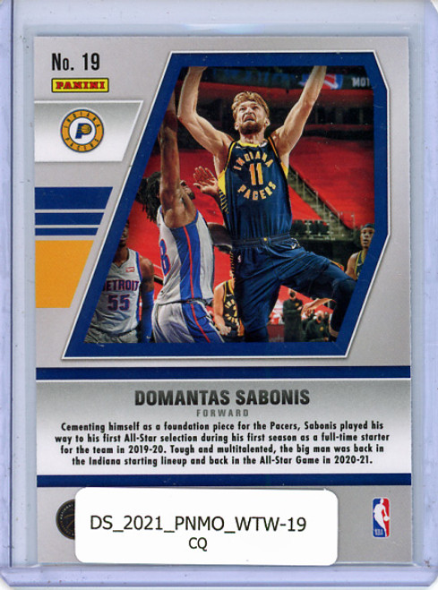 Domantas Sabonis 2020-21 Mosaic, Will to Win #19 (CQ)