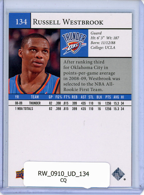 Russell Westbrook 2009-10 Upper Deck #134 (CQ)