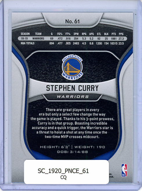 Stephen Curry 2019-20 Certified #61 (CQ)