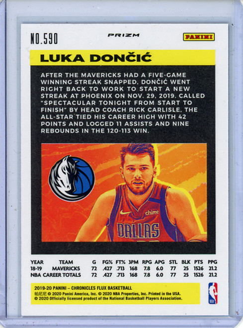 Luka Doncic 2019-20 Chronicles, Flux #590 Silver (1) (CQ)