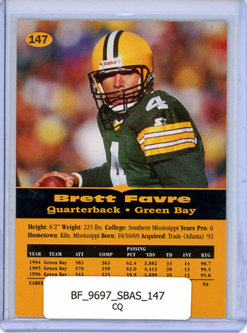 Brett Favre 1996-97 Score Board All Sport #147 (CQ)