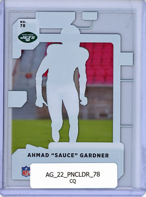 Ahmad "Sauce" Gardner 2022 Clearly Donruss #78 (CQ)