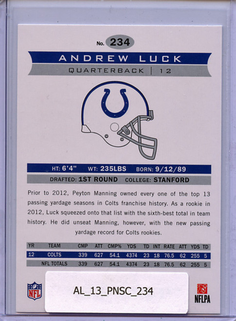 Andrew Luck 2013 Score #234 Airmail