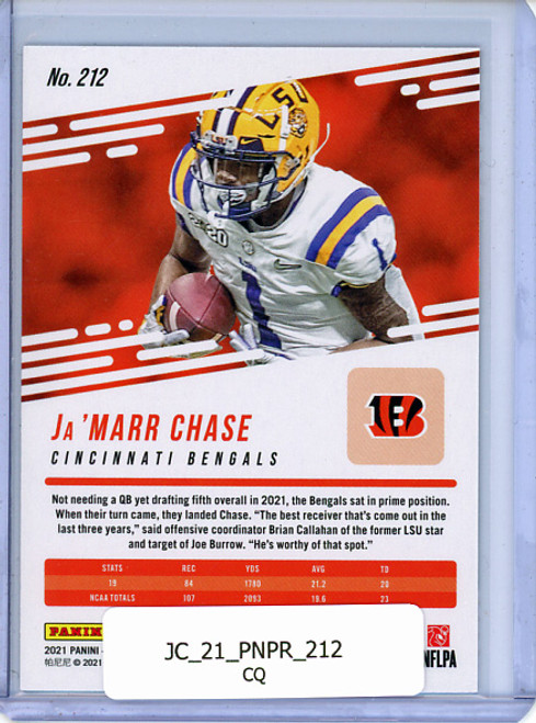 Ja'Marr Chase 2021 Prestige #212 (CQ)