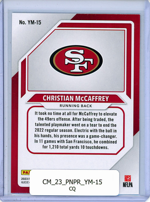 Christian McCaffrey 2023 Prestige, Youth Movement #YM-15 (CQ)