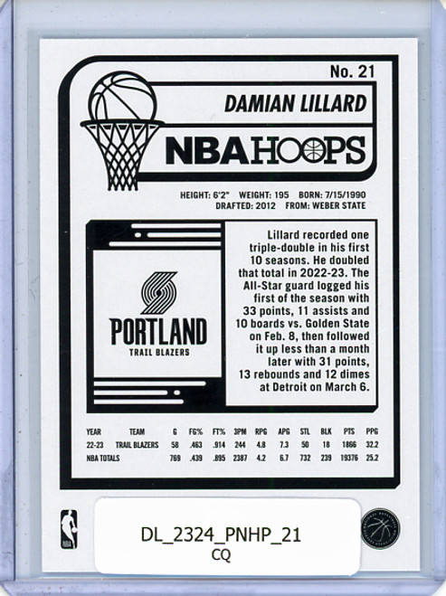 Damian Lillard 2023-24 Hoops #21 (CQ)