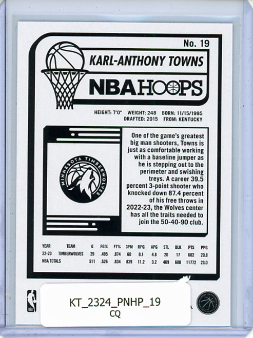 Karl-Anthony Towns 2023-24 Hoops #19 (CQ)