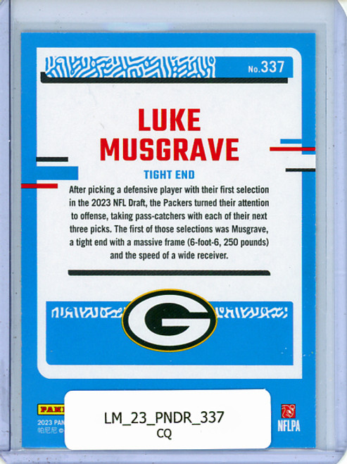 Luke Musgrave 2023 Donruss #337 (CQ)