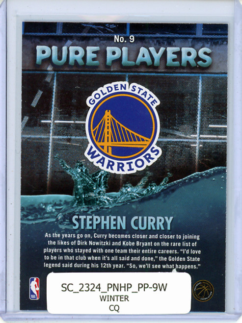 Stephen Curry 2023-24 Hoops, Pure Players #9 Winter (CQ)