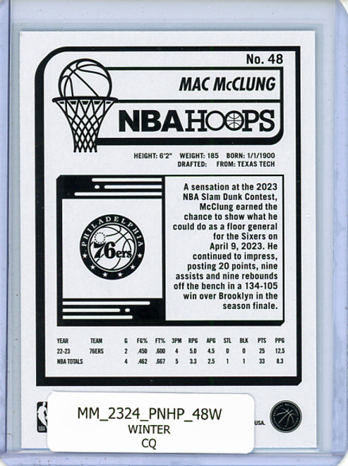 Mac McClung 2023-24 Hoops #48 Winter (CQ)