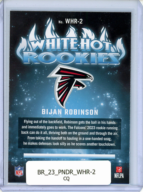 Bijan Robinson 2023 Donruss, White Hot Rookies #WHR-2 (CQ)
