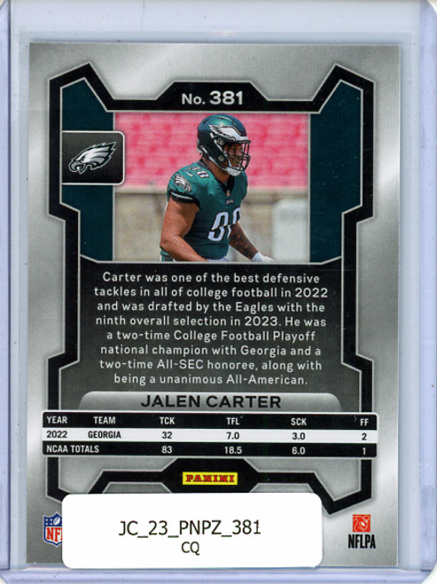 Jalen Carter 2023 Prizm #381 (CQ)