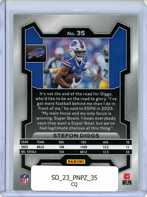 Stefon Diggs 2023 Prizm #35 (CQ)