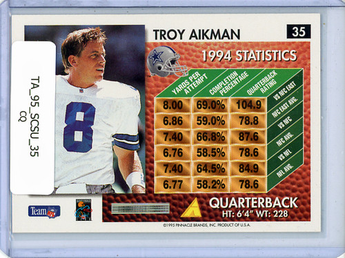 Troy Aikman 1995 Summit #35 (CQ)