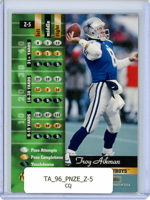 Troy Aikman 1996 Pinnacle Zenith #Z-5 (CQ)