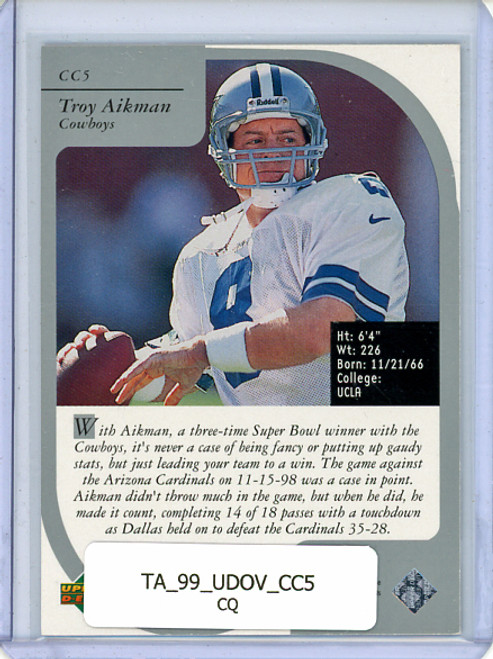 Troy Aikman 1999 Ovation, Curtain Calls #CC5 (CQ)