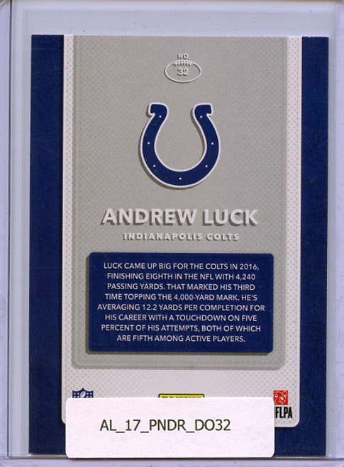 Andrew Luck 2017 Donruss, Dominance #32