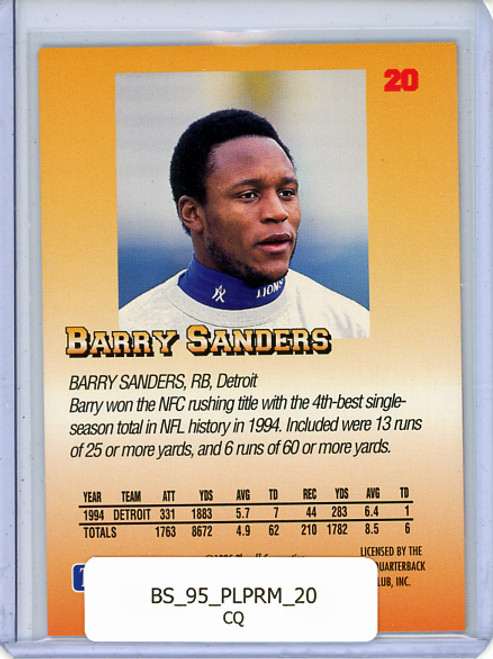 Barry Sanders 1995 Playoff Prime #20 (CQ)