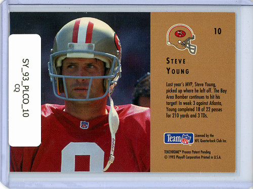 Steve Young 1993 Playoff Contenders #10 (CQ)
